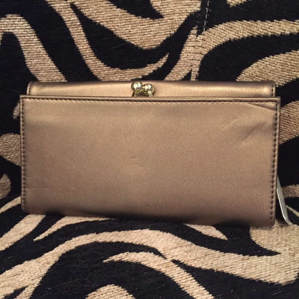 BRONZE METALLIC Tri Fold Wallet